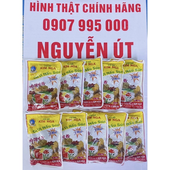 gia vị nấu súp phở kim nga lốc 10 gói x 30g