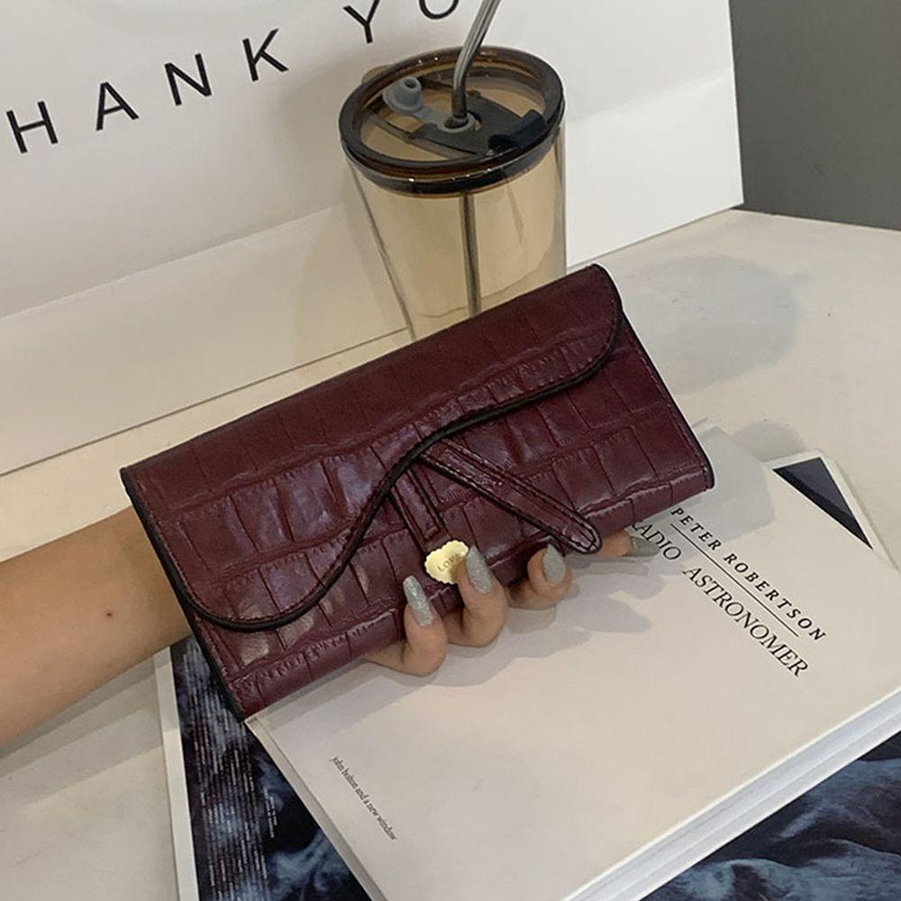 Ví Cầm Tay Bằng Da PU Nhiều Ngăn Dành Cho Nữ