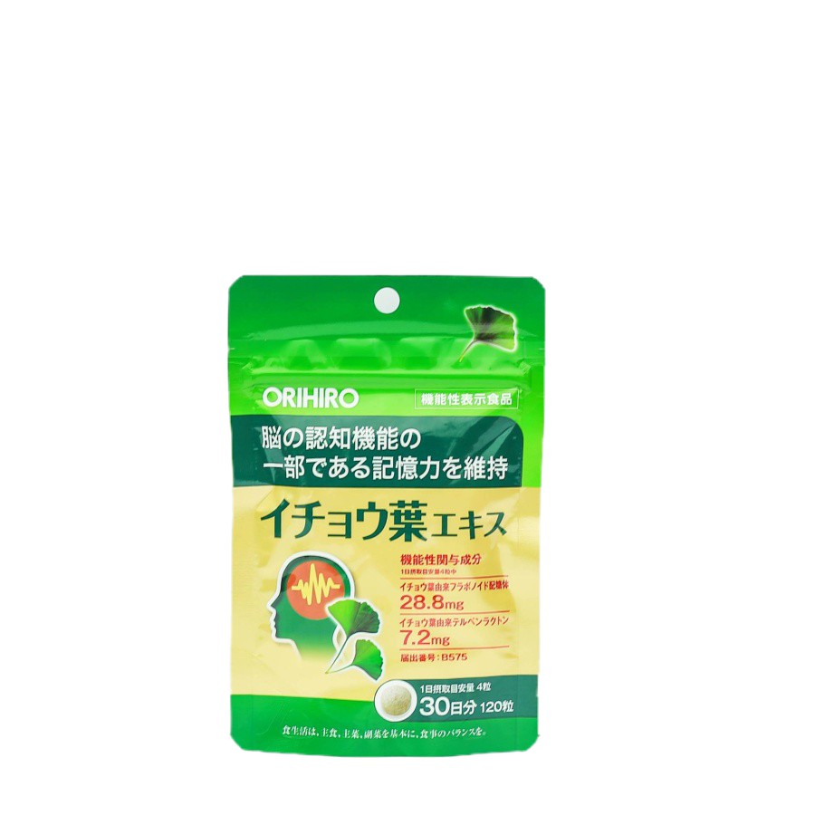 Viên uống bổ não Orihiro Ginkgo Biloba 120 viên