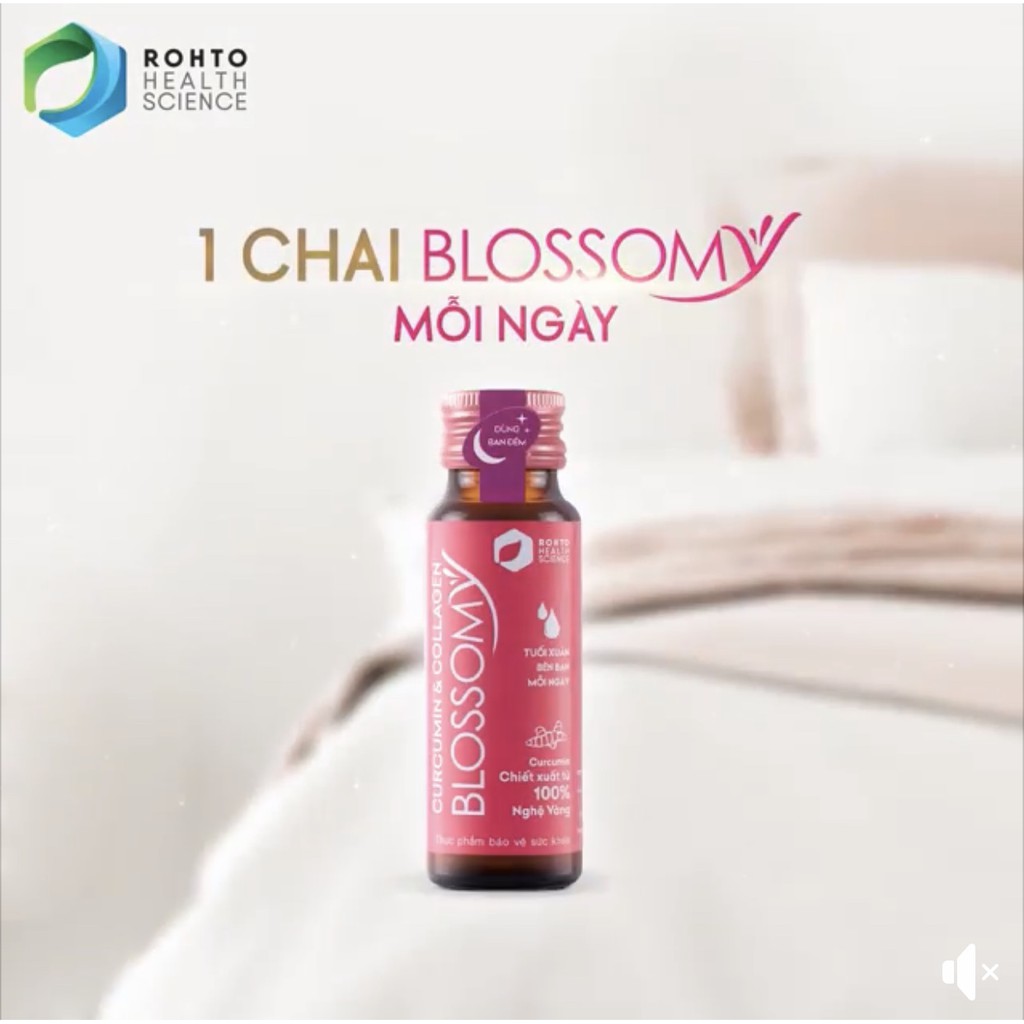 Collagen Blossomy - sáng da, khoẻ dạ dày - Hộp 10 chai | BigBuy360 - bigbuy360.vn
