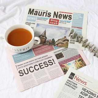 Báo Cũ Tiếng Anh Đạo Cụ Chụp Hình Các Loại, DECOR trang trí chụp ảnh