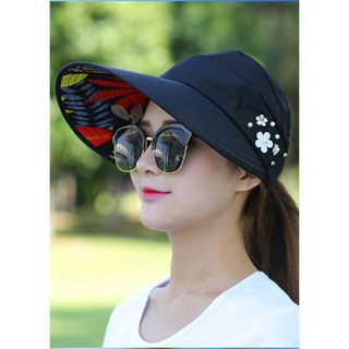 Mũ Ngọc Rộng Vành Chống Nắng Thời Trang