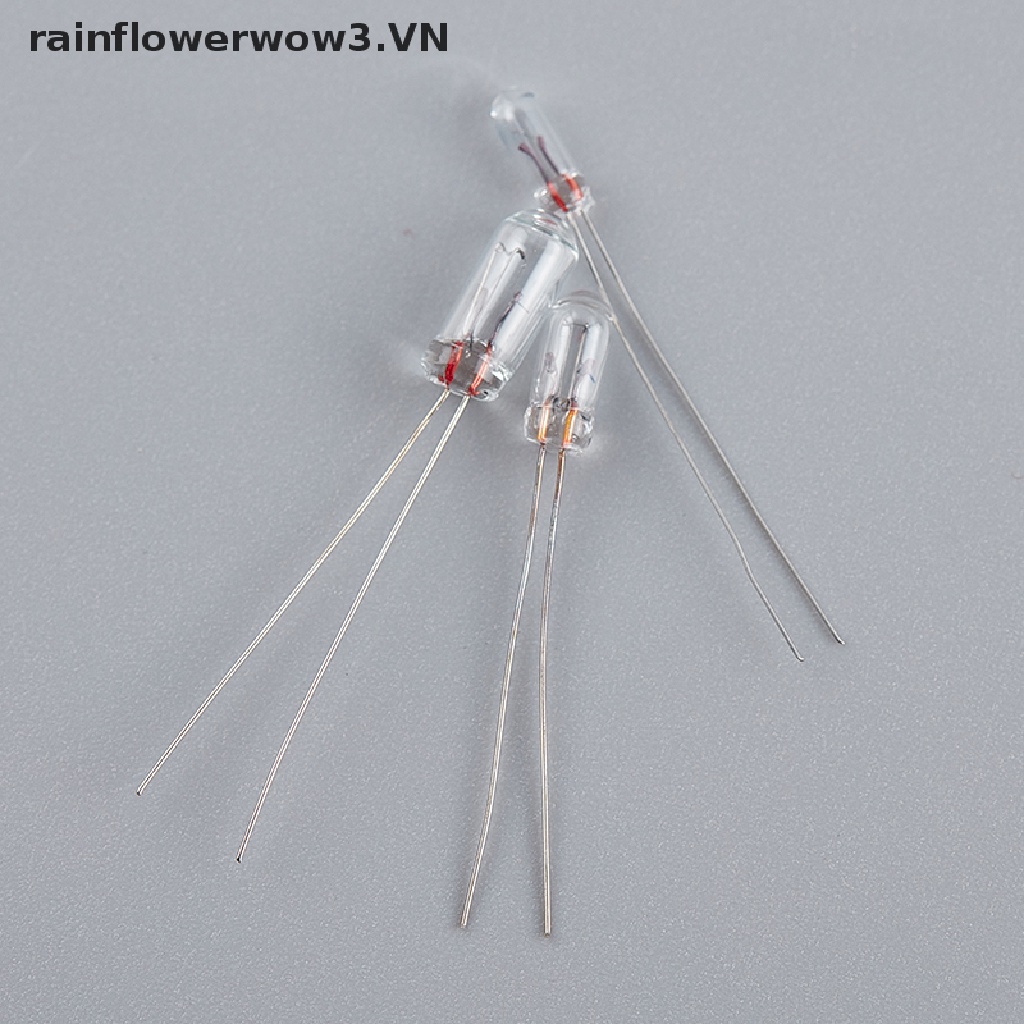 Set 10 Bóng Đèn Sợi Đốt Mini 3 / 4 / 5mm 3 / 6 / 12 / 24V