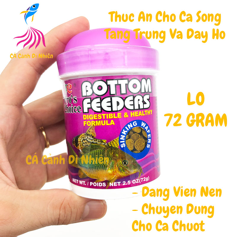 Combo 2 Hũ Bottom Feeder 72gr Thức ăn Long Sinh dành cho Cá Cảnh