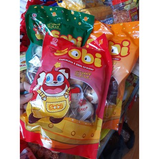 Kẹo thạch Sobi Chocolate và bánh cracker 150g