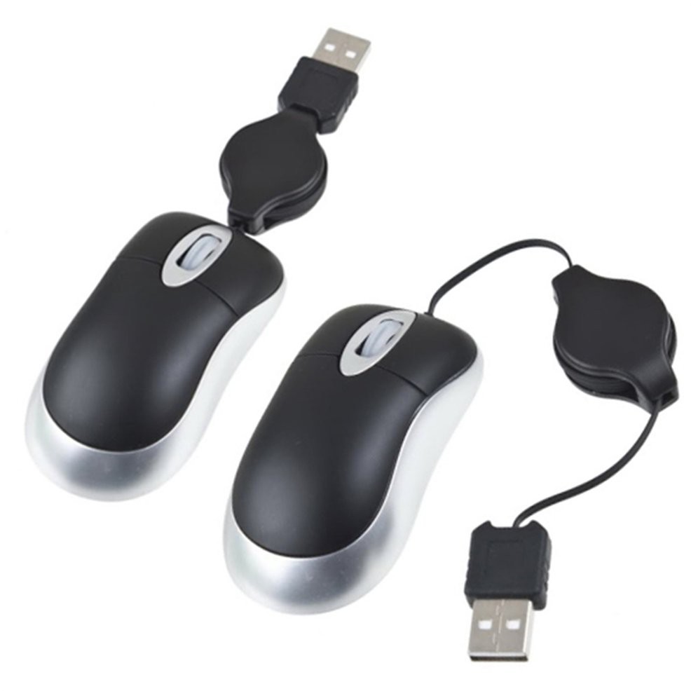 Chuột Quang Usb Có Thể Thu Gọn (N27) Cho Laptop, Pc (800Dpi)