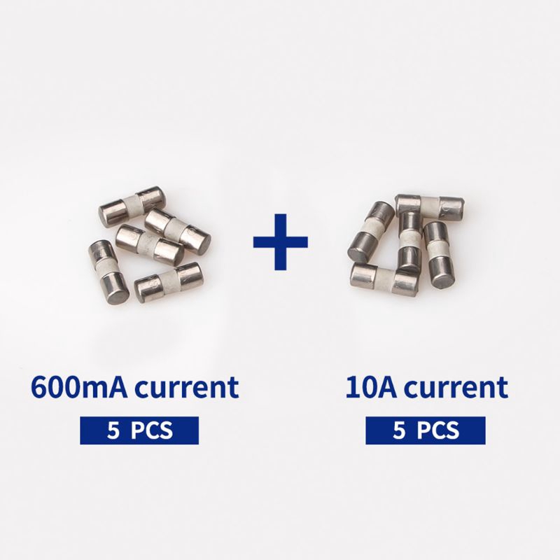 Bộ 20/10 Cầu Chì Gốm Sứ 600ma 10a Cho Đồng Hồ Vạn Năng
