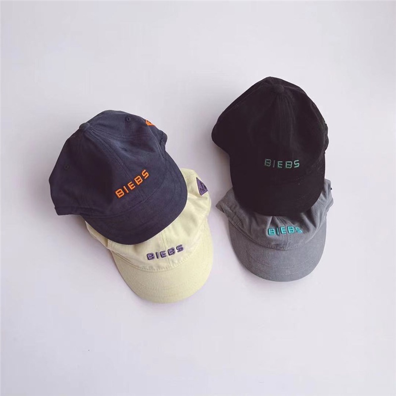 Mũ lưỡi trai LINJW họa tiết thêu phong cách Hàn Quốc thời trang mùa hè 2022