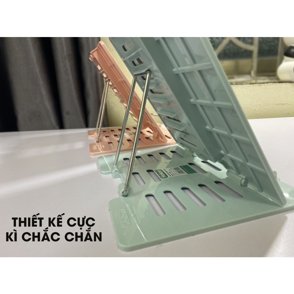 Giá đỡ đa năng Hokori Việt Nhật có thể gấp gọn dùng để kẹp sách hay đỡ điện thoai tiện dụng