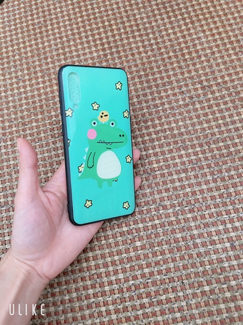 Ốp lưng thú Xinh sam sung A50 nền Xanh