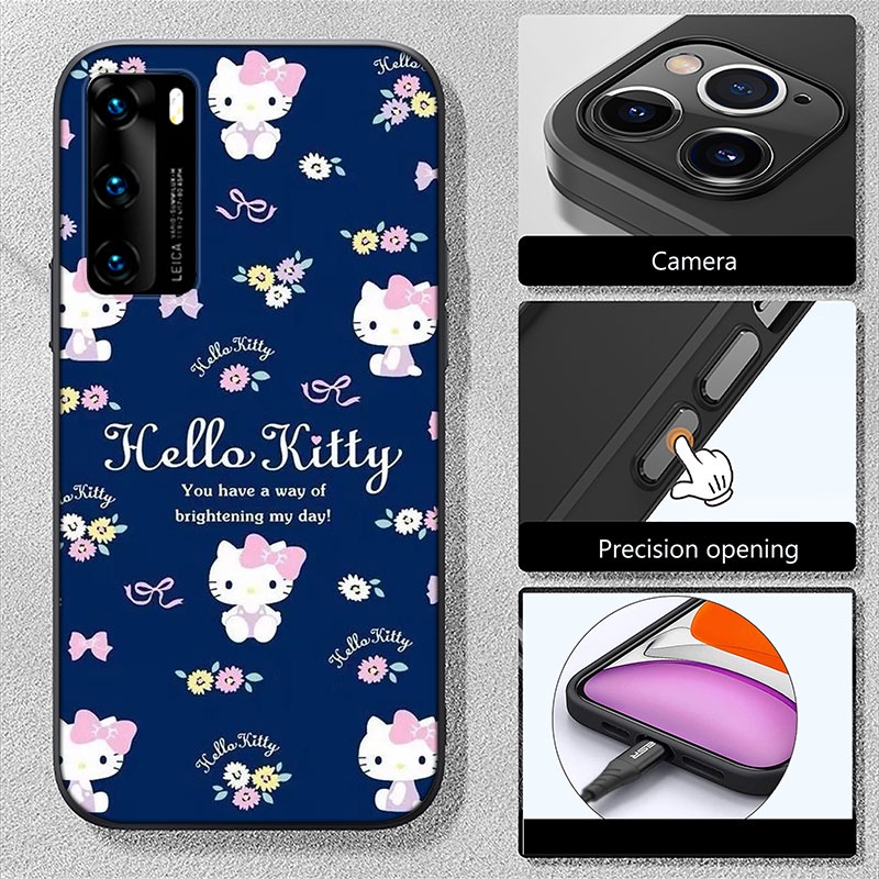 Ốp Điện Thoại Silicon Dẻo In Hình Hello kitty FO32 Cho Huawei Y5P Y6P Y7A Y8P Y9A Y6 Y7 Y9 Prime