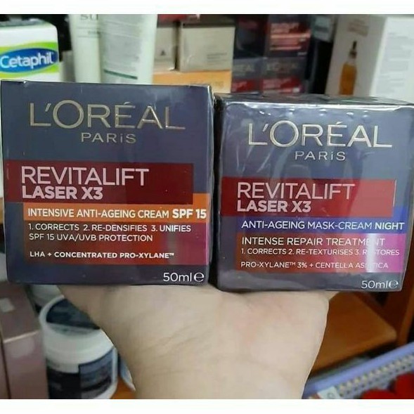 Kem dưỡng chống lão hóa Loreal Revitalift Laser ×3