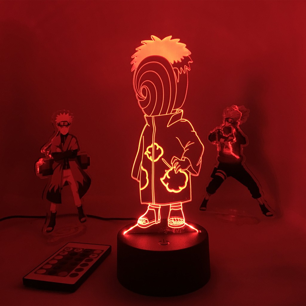 TOBI Đèn Led 3d Hình Anime Naruto