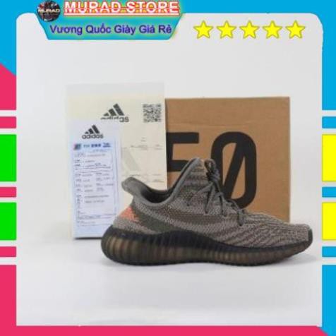 [TẶNG TẨY VỆ SINH+TẤT] giày thể thao sneaker YZ350 xám cam AV1 | BigBuy360 - bigbuy360.vn