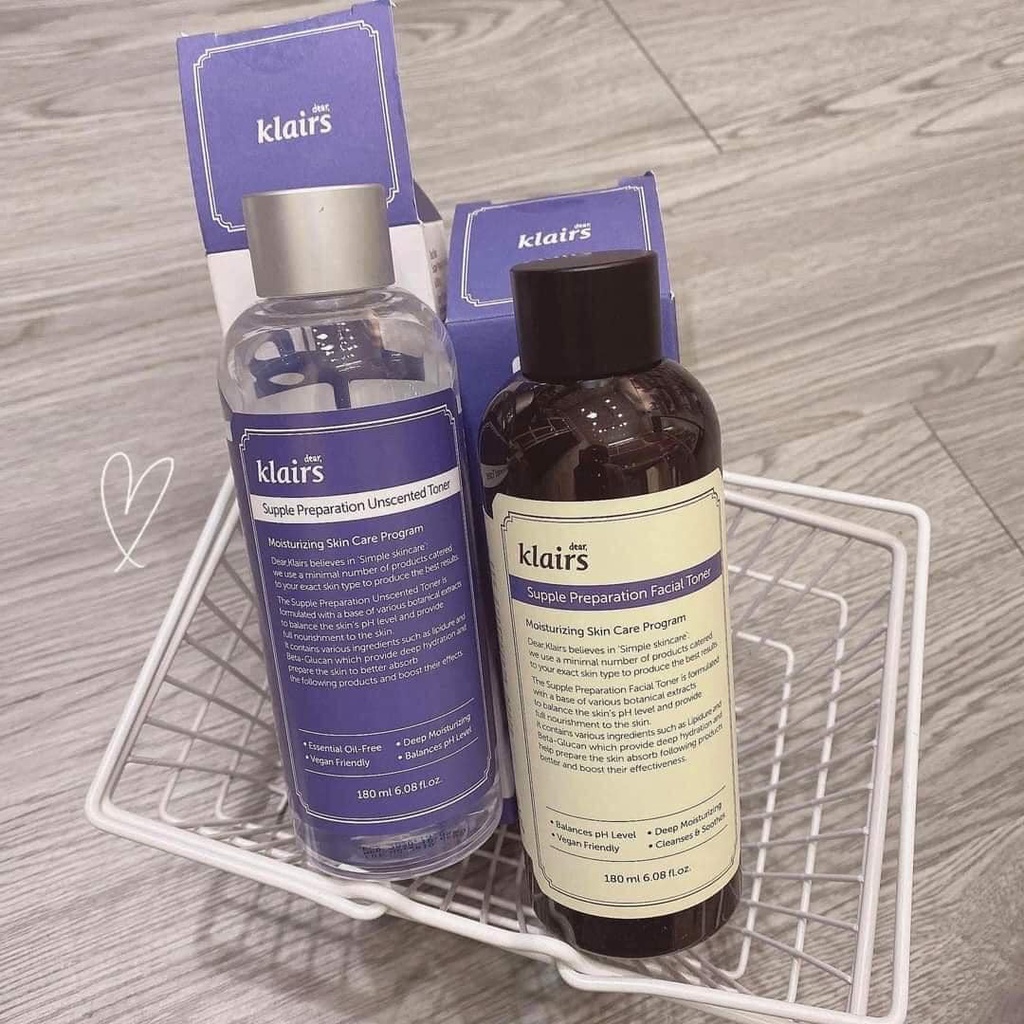 Nước hoa hồng Klairs Supple Preparation Facial Toner