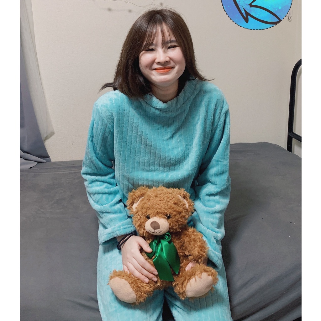 (HÀNG ORDER) Bộ đồ ngủ lông len tăm nhiều màu phong cách Hàn Quốc - GNCM | BigBuy360 - bigbuy360.vn