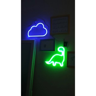 ĐÈN NEON ĐÁM MÂY CÓ 2 MÀU, CHẤT DÀY ĐẸP (ẢNH THẬT)