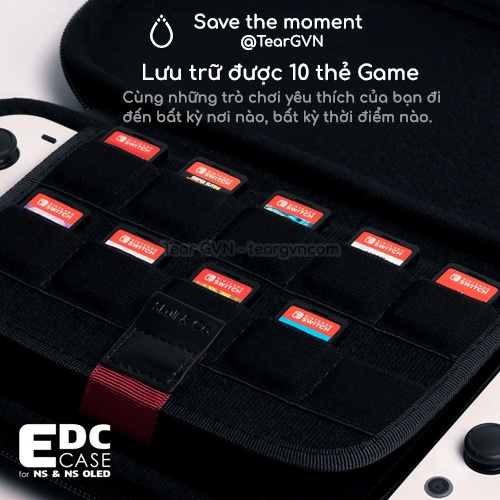 Bóp đựng EDC (Skull &amp; Co) cho Switch Oled / Switch Original