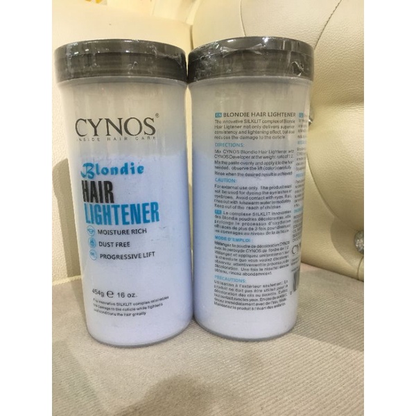 Bột Tẩy Cynos không rát da đầu 1 đập lên tông 9-10,tẩy chuyên salon