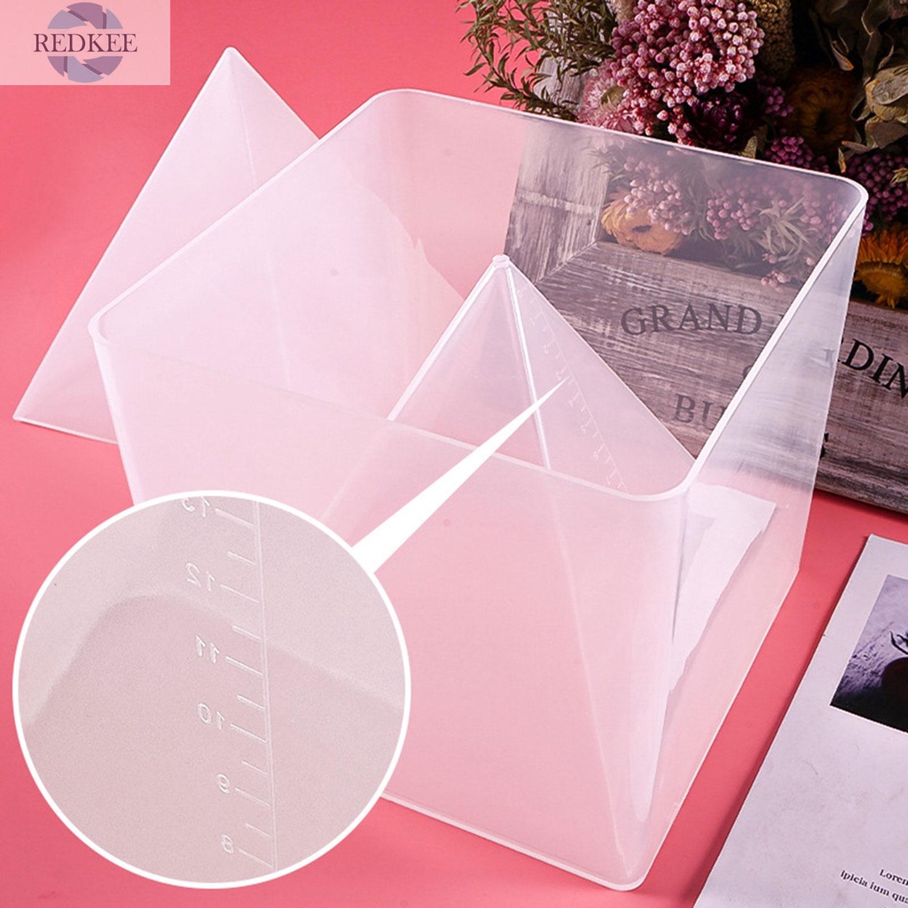 Khuôn Silicone Làm Đồ Trang Sức Hình Kim Tự Tháp 15cm