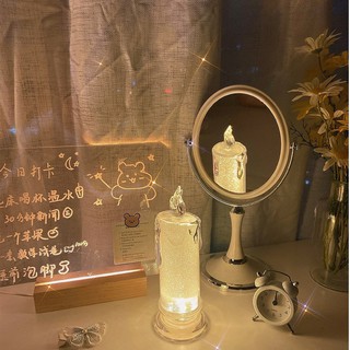 Đèn ngủ hình cây nến lấp lánh