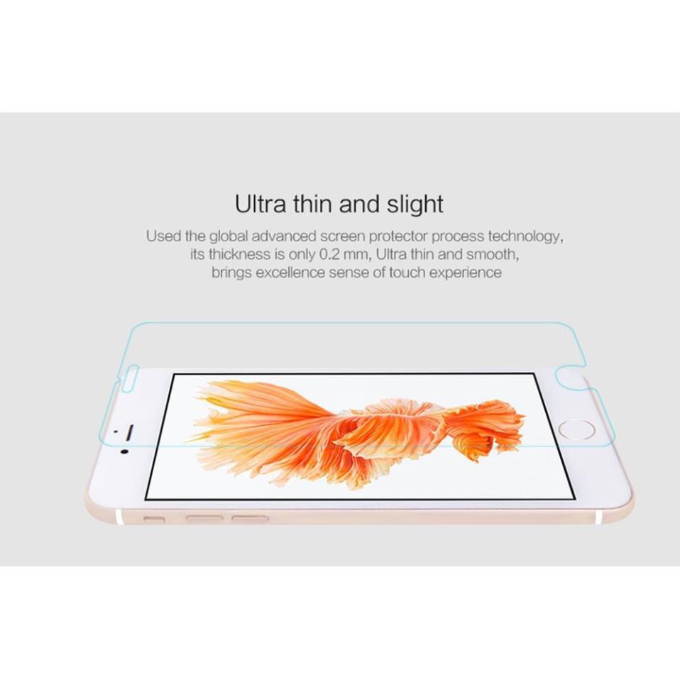 Miếng dán màn hình cường lực chính hãng Nillkin cho iPhone 7 / iPhone 8, H+ Pro mỏng 0.2 mm (mặt kính vát 2.5D)