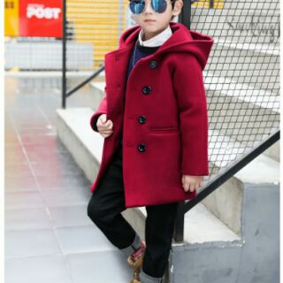 Áo dạ siêu phong cách cho bé trai