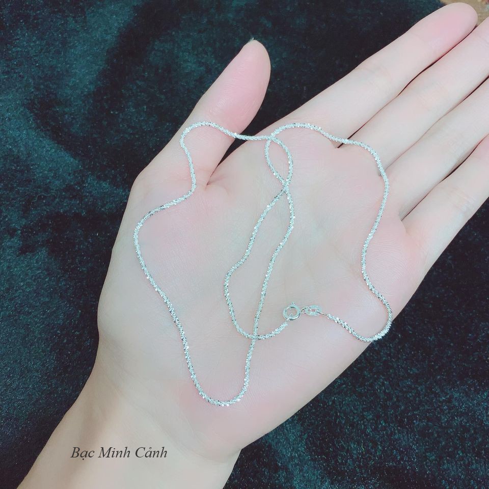 Dây chuyền choker bạc đeo sát cổ - Bạc Minh Cảnh