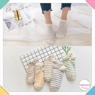 Tất vớ nữ cổ ngắn hàn quốc chất cotton đẹp cute dễ thương TN11