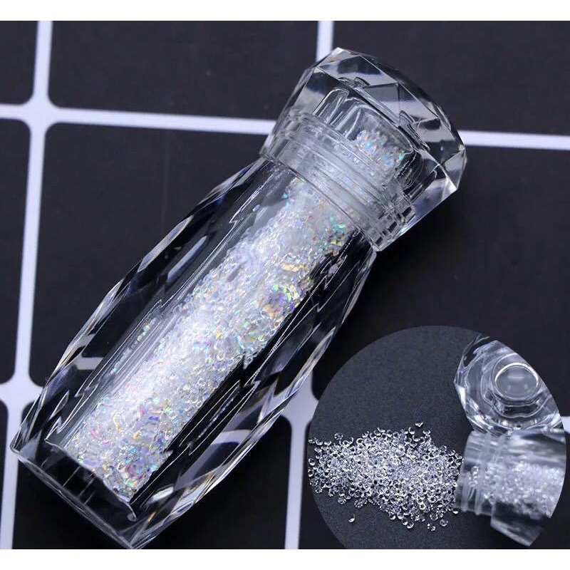 đá rắc trắng xà cừ siêu sáng