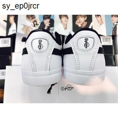 giày thể thao namGiày thể thao Puma x BTS Court Star màu trắng thời trang