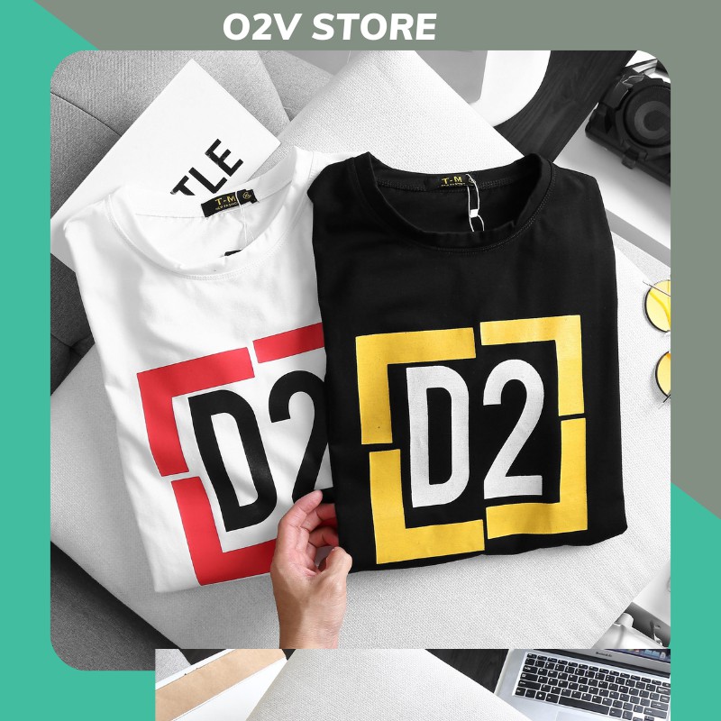 Áo thun cổ tròn in hình cực cool form rộng cho cả nam và nữ O2V STORE T2