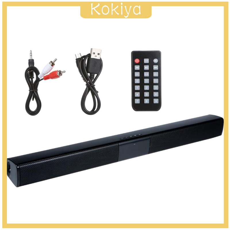 [KOKIYA]22inch Long 3D Surround Soundbar for TV Bluetooth Speaker Remote Control