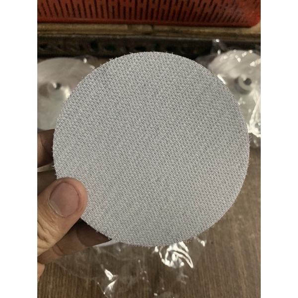 Đế nhôm dán giấy nhám 1 Tấc