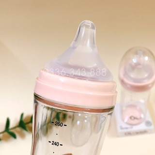 Bình sữa Ou Wish 140ml/260ml Hàn quốc ( Tặng kèm nắp trữ sữa)