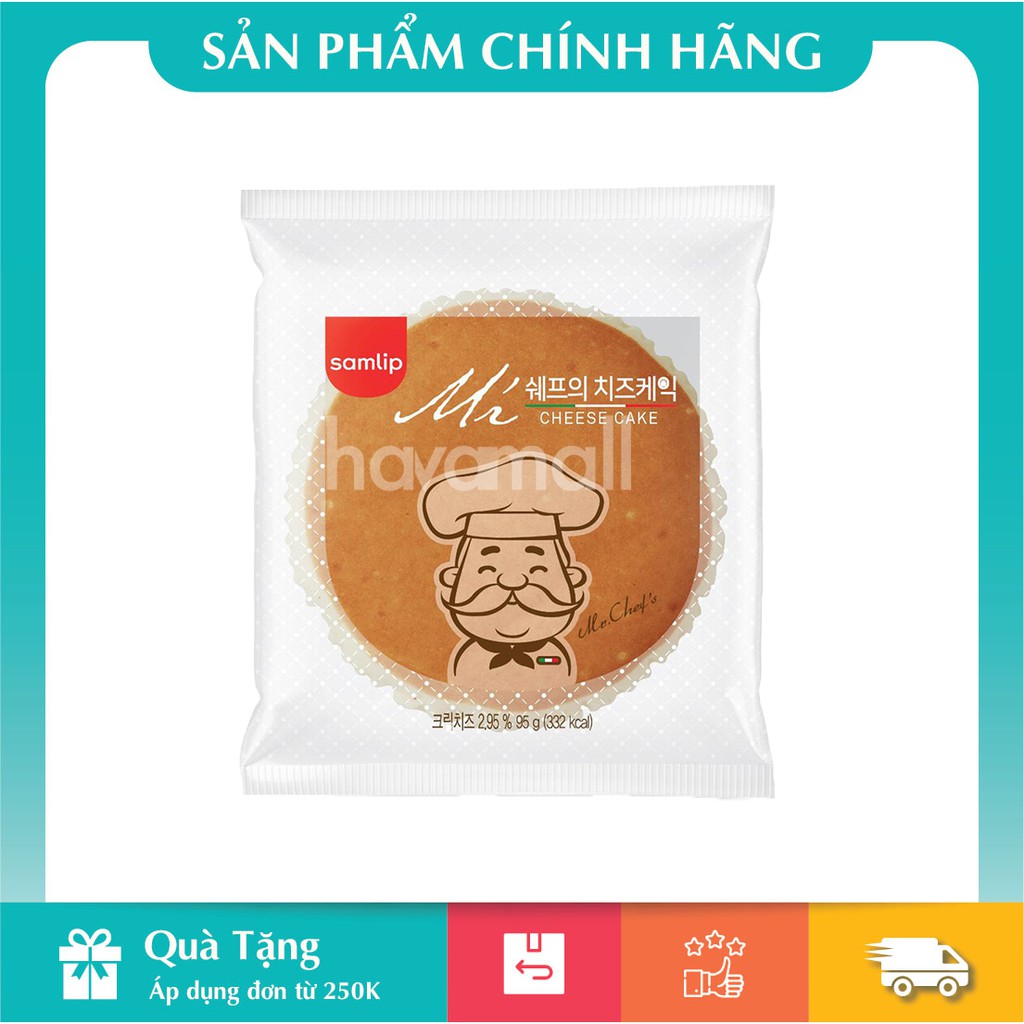 [HÀNG CHÍNH HÃNG] Bánh Phô Mai Ông Già Mr.Chef's 105gr