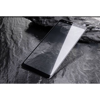 Kính cường lực full màn samsung a8+ / a8 plus 2018 đen