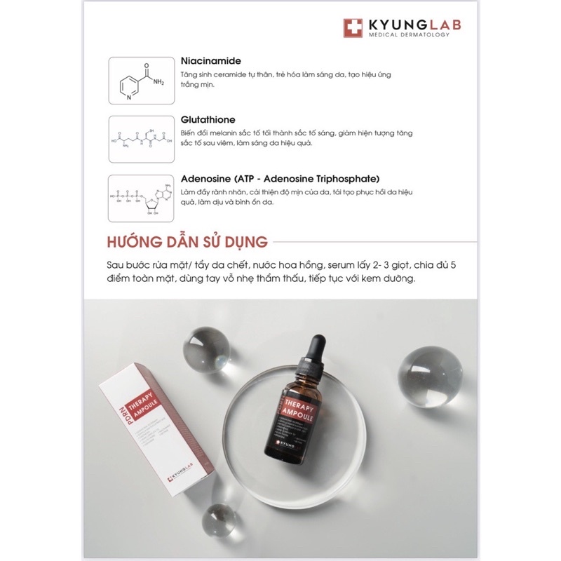 Tinh chất tế bào gốc phục hồi, chống lão hóa da KYUNG LAB PDRN THERAPY AMPOULE CHÍNH HÃNG
