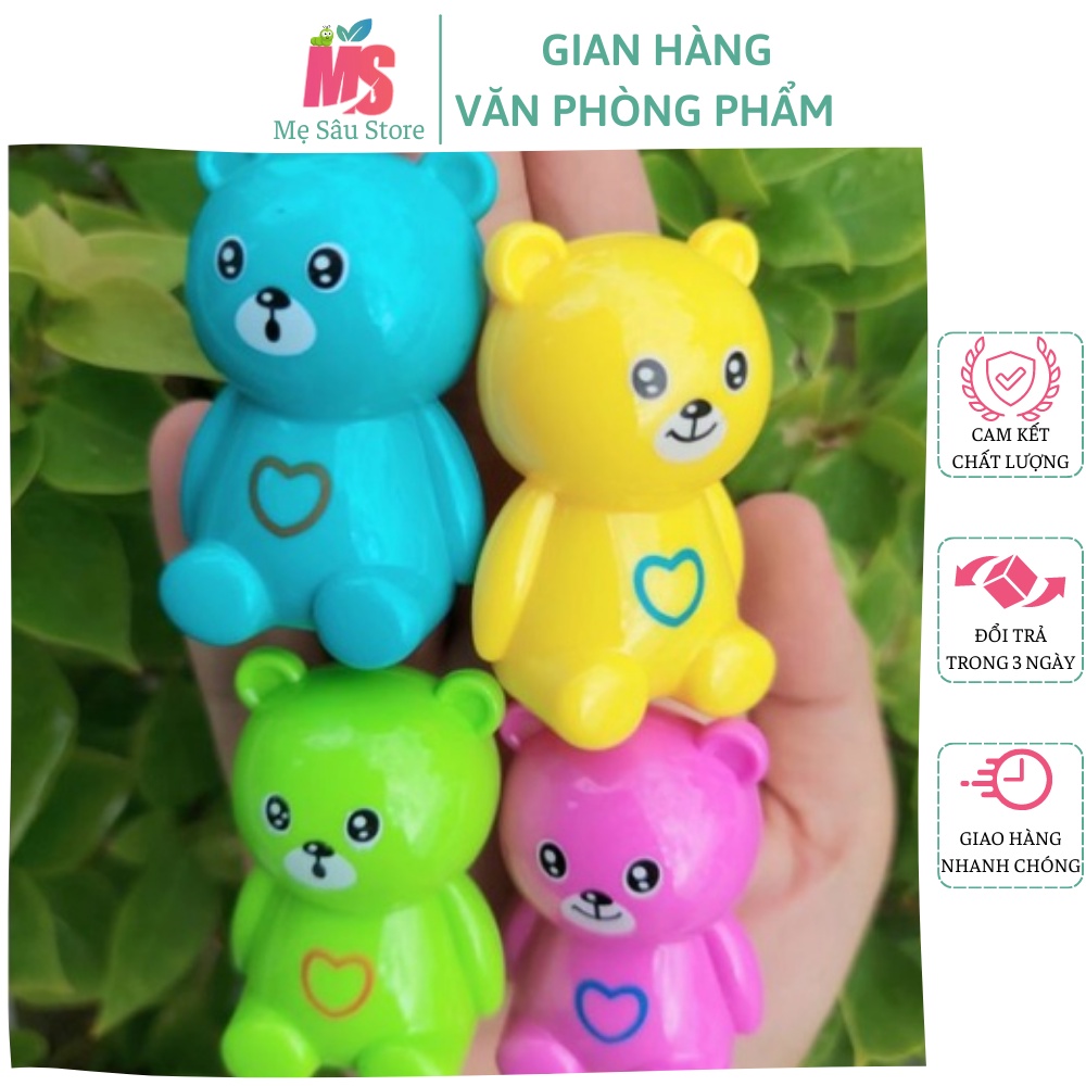 Gọt bút chì siêu bén ⚡ CỰC RẺ ⚡ Chuốt bút chì hình gấu, hình xe dễ thương, dụng cụ cho học sinh