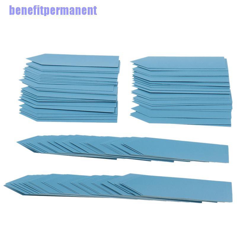 Benefitpermanent✹★ Set 50 Thẻ Nhựa Đánh Dấu Cây Trồng