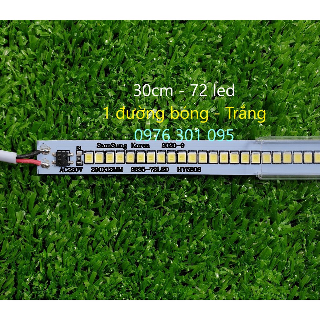 Đèn Led Thanh Điện 220v - Dài 30cm (Trắng - Vàng)