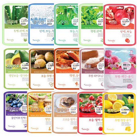 Combo 10 Mặt Nạ Giấy Natureby Essence Mask Sheet