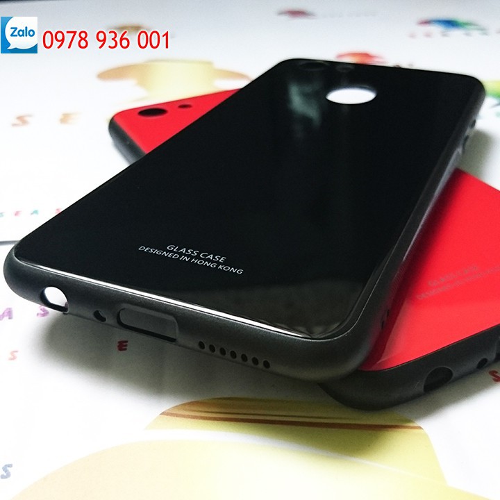 [TẶNG CÁP SẠC]Ốp lưng Oppo F5 lưng kính