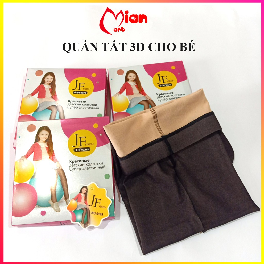 Quần tất 3D lót nỉ cho bé 3-12 tuổi – MIAN MART