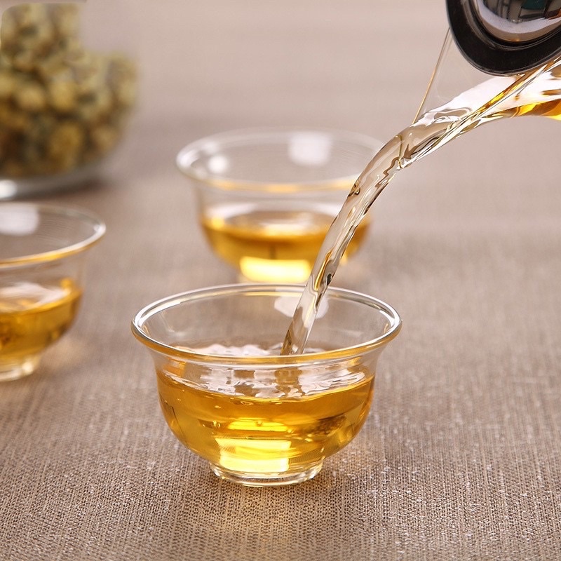 Chén Thủy Tinh Uống Trà dung tích 35 ml