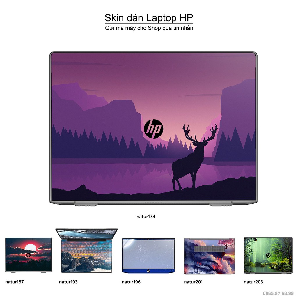 Skin dán Laptop HP in hình thiên nhiên _nhiều mẫu 7 (inbox mã máy cho Shop)