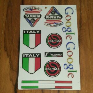 Bộ tem nổi ITaly yamaha