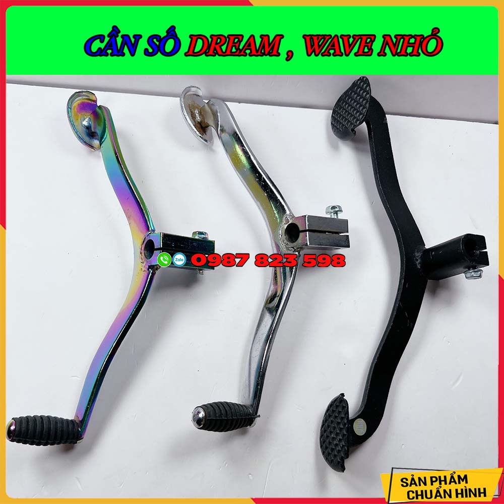 Cần Số Dream, Wave Nhỏ ( Đen tĩnh điện, inox trắng, xi titan)