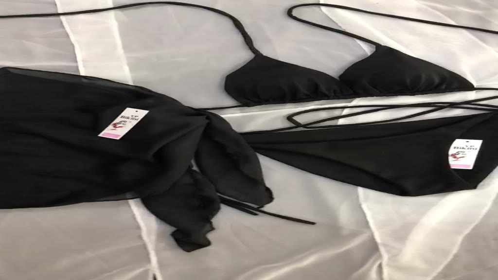 Bikini set 3 món tam giác bacsic quần kín ôm Mông voan cột đủ màu ( HÌNH THẬT) | BigBuy360 - bigbuy360.vn