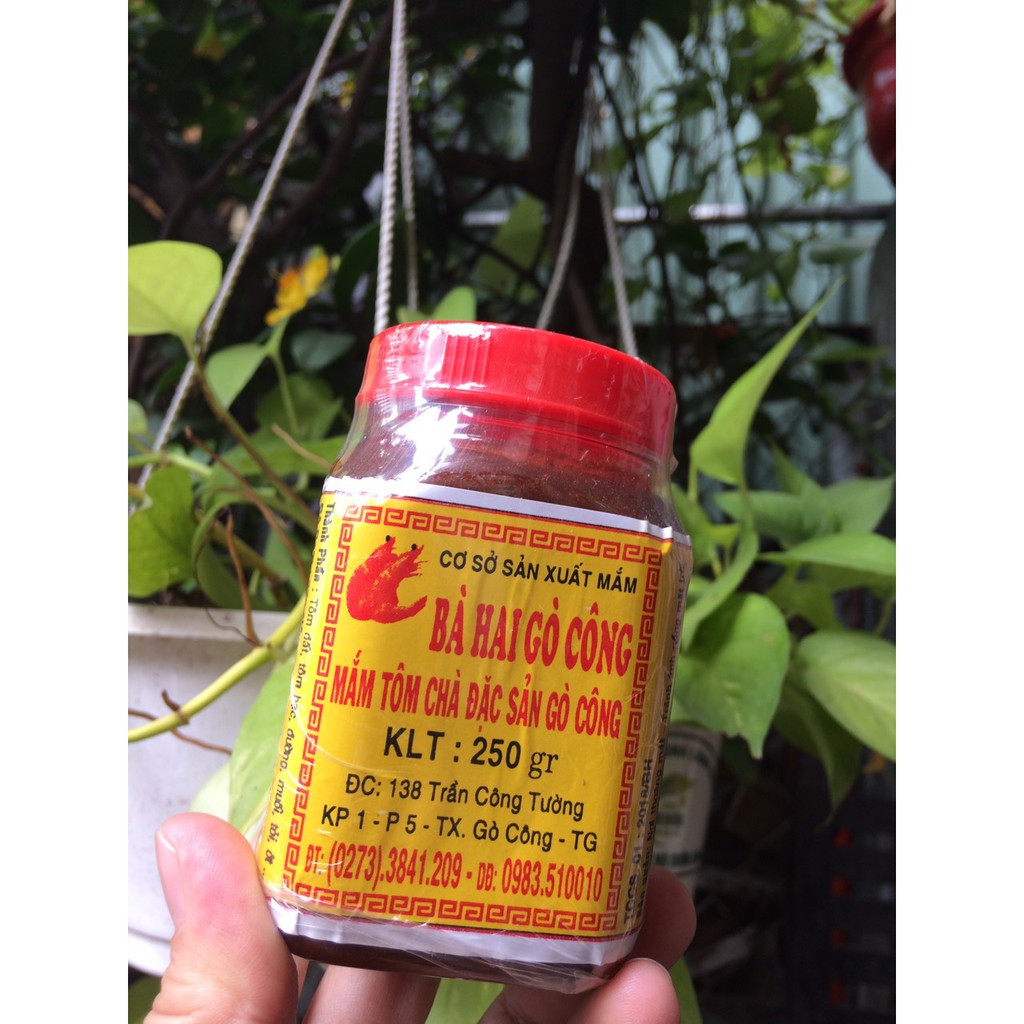 MẮM TÔM CHÀ BÀ HAI GÒ CÔNG  - Hủ  250g